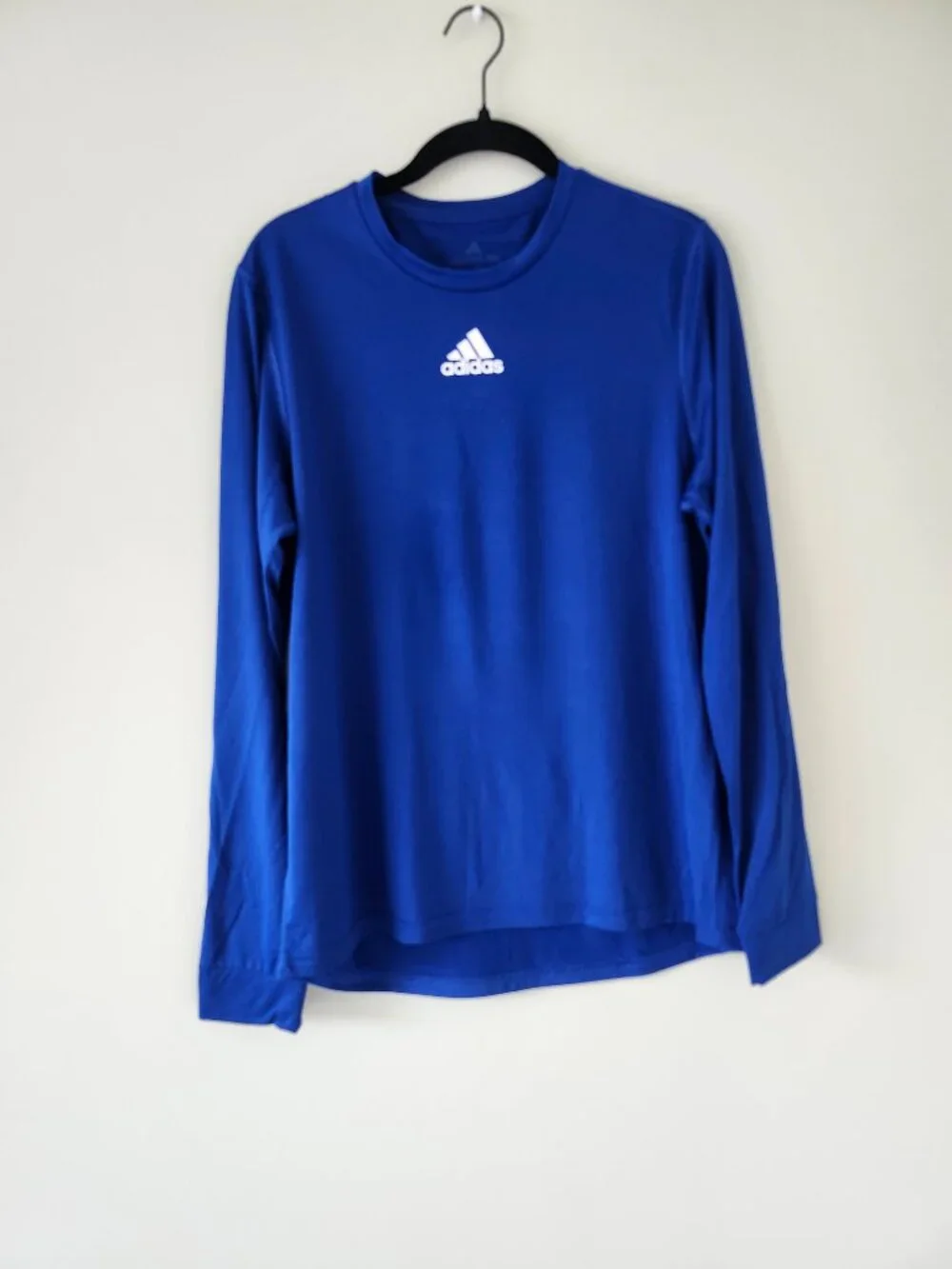 Men's Adidas Creater Long Sleeve Tee / Blue / Size Small